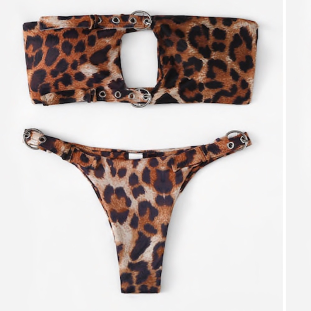 cheetah bikini